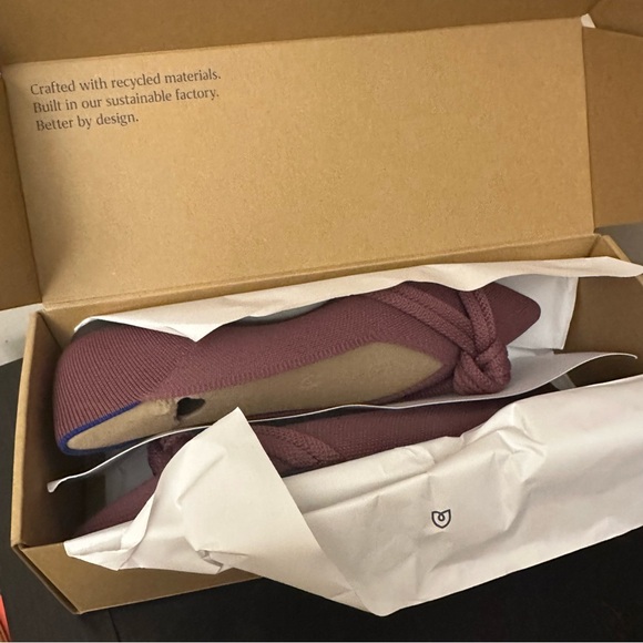 ROTHY’S The Knot Point II Women's Purple Mauve Flats - Picture 6 of 7